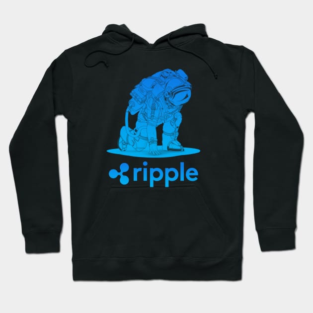 Ripple XRP coin Crypto coin Cryptocurrency Hoodie by JayD World